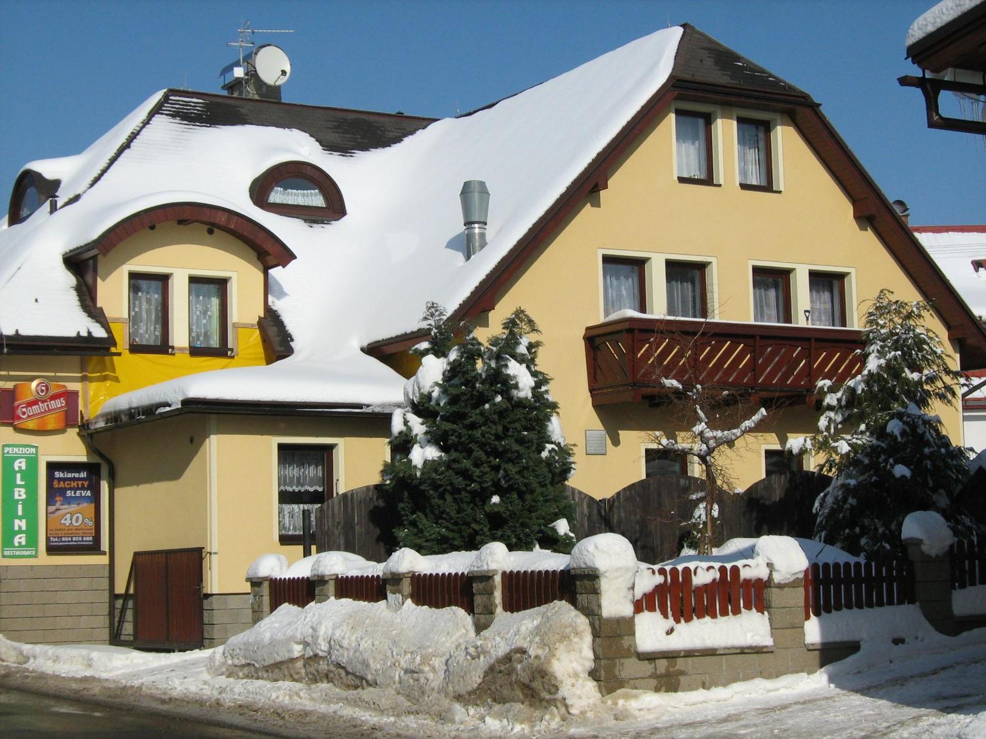 Penzion Albina - Restaurace Vysoké nad Jizerou エクステリア 写真