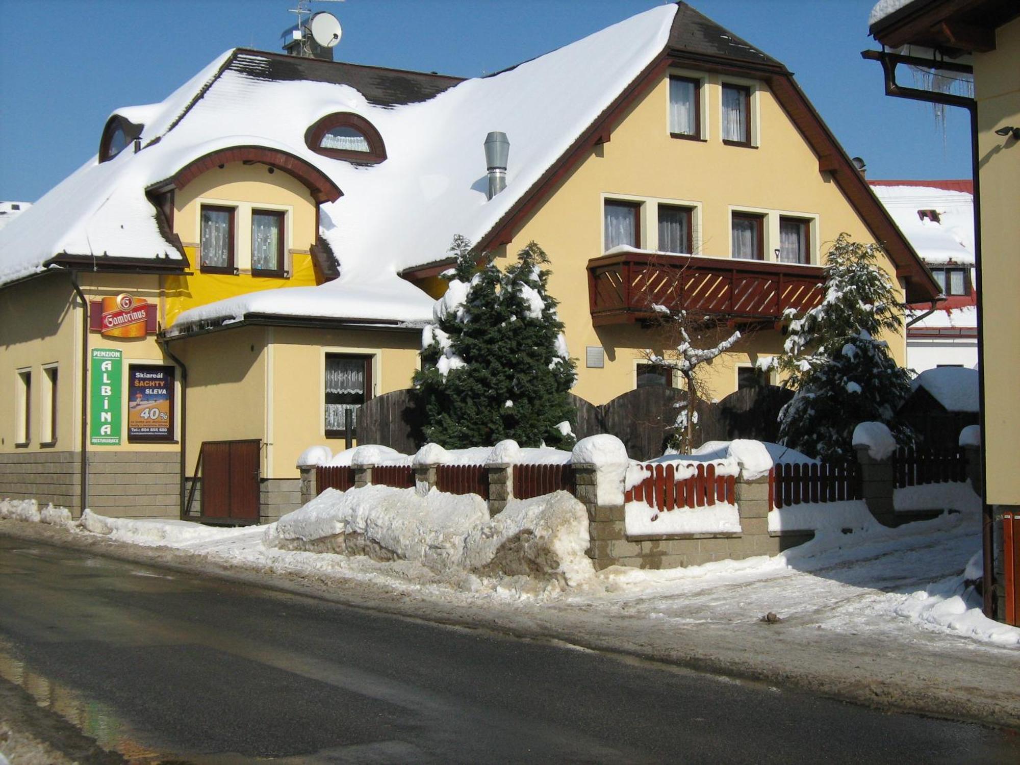 Penzion Albina - Restaurace Vysoké nad Jizerou エクステリア 写真
